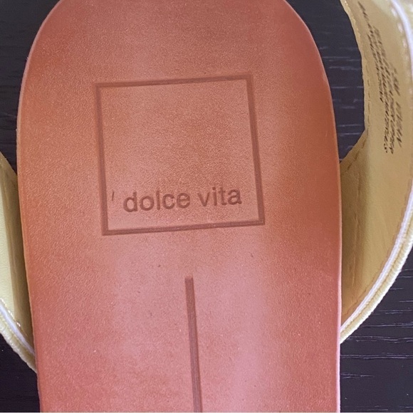 Dolce Vita Womens Vivian Sandals 7.5 M Leopard Ankle Strap Cork Wedge Leather - Picture 6 of 7